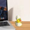 1/2Pcs Diving Duck Figurine 3D Printed SPA Duck Statue Cartoon Animal Sculpture Home Office Desktop Decoration Ornament