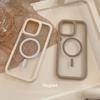 Магнитный чехол для мобильного телефона IPhone 16 Apple 14pro Max 15Pro Осенне-зимний кремовый цвет 12 Подходит для акрила 11