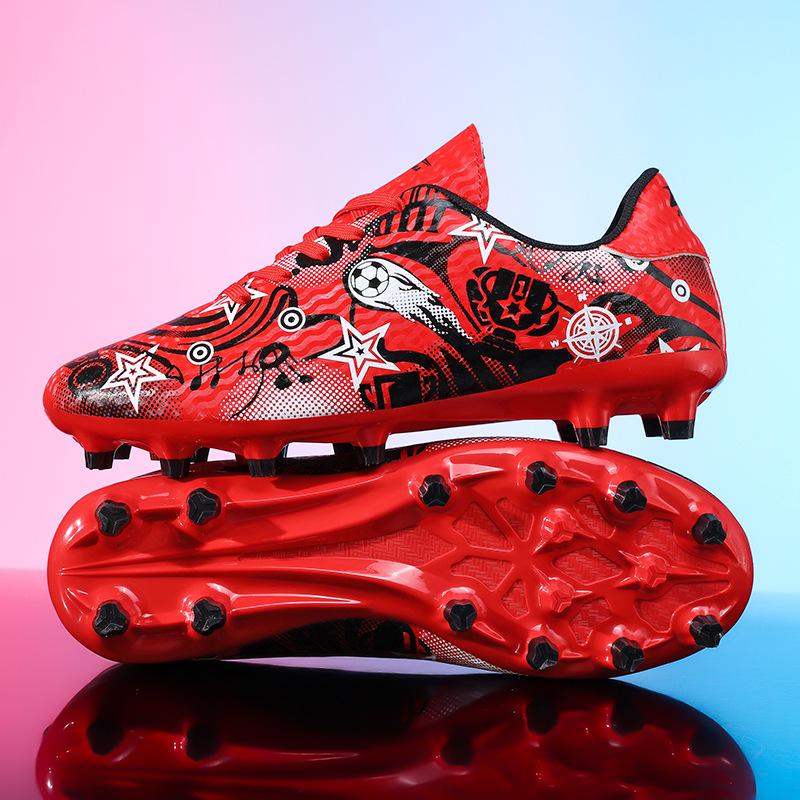 Детские профессиональные футбольные бутсы с длинными шипами для мальчиков и девочек - Средние и большие размеры
