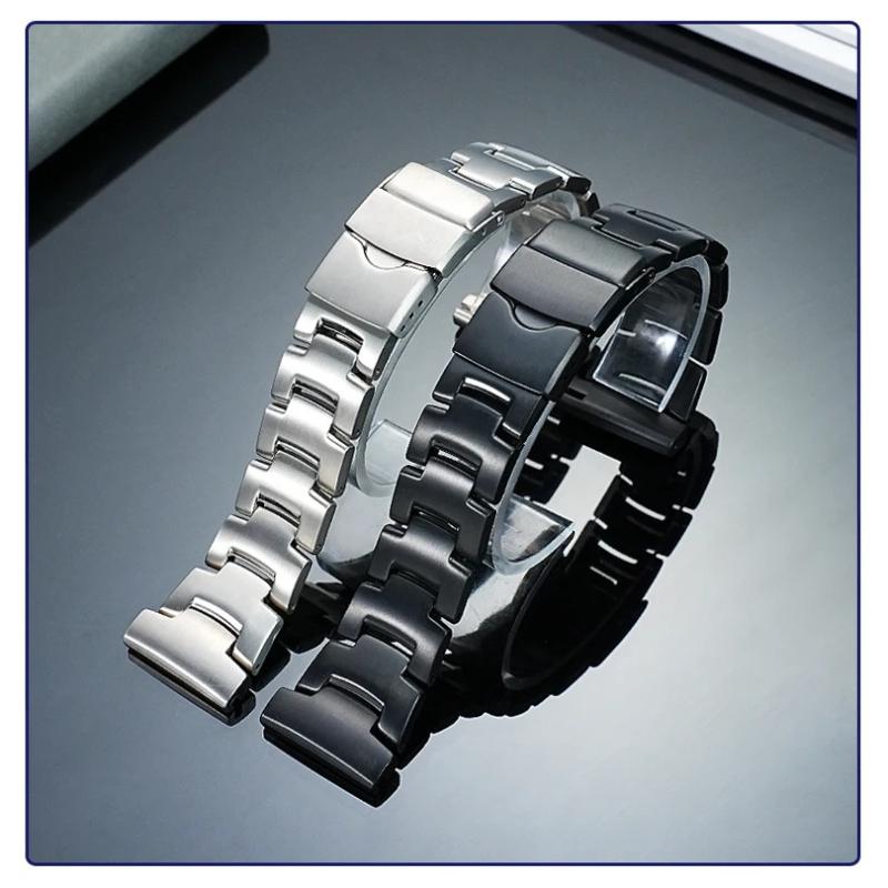 Для Casio Prorek prw-6600 prg-650 Титановый металлический ремешок для часов PRW-30/50/60/70YT prw-6900/6800 Браслет Цепочка для часов из титанового сплава