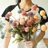 5 Головок Одуванчика Искусственные Цветы Свадебный Букет Свадьба Домашняя Вечеринка Декор Цветочная Композиция Рождественское Украшение Гортензия