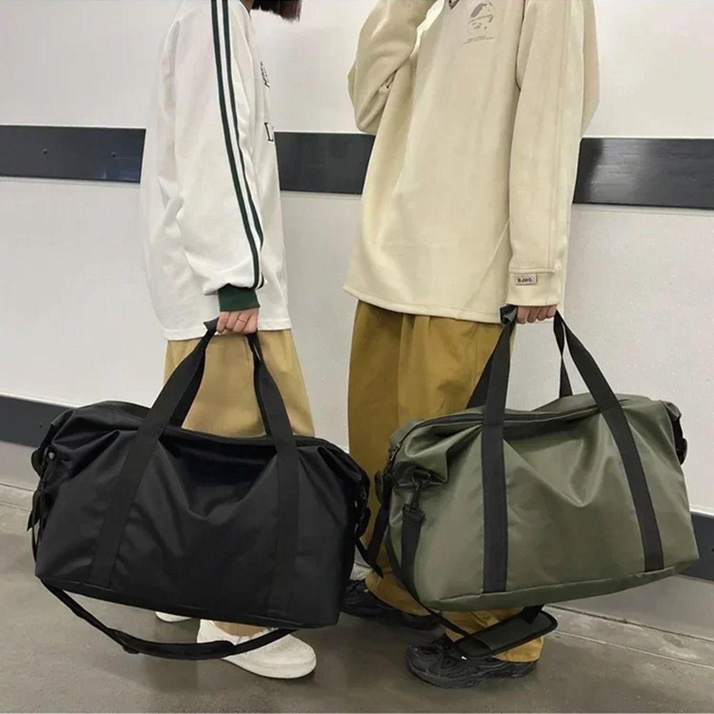 Large Capacity Travel Duffel Bag Waterproof Women's Clothing Tote Oxford Gym Handbags Weekend
