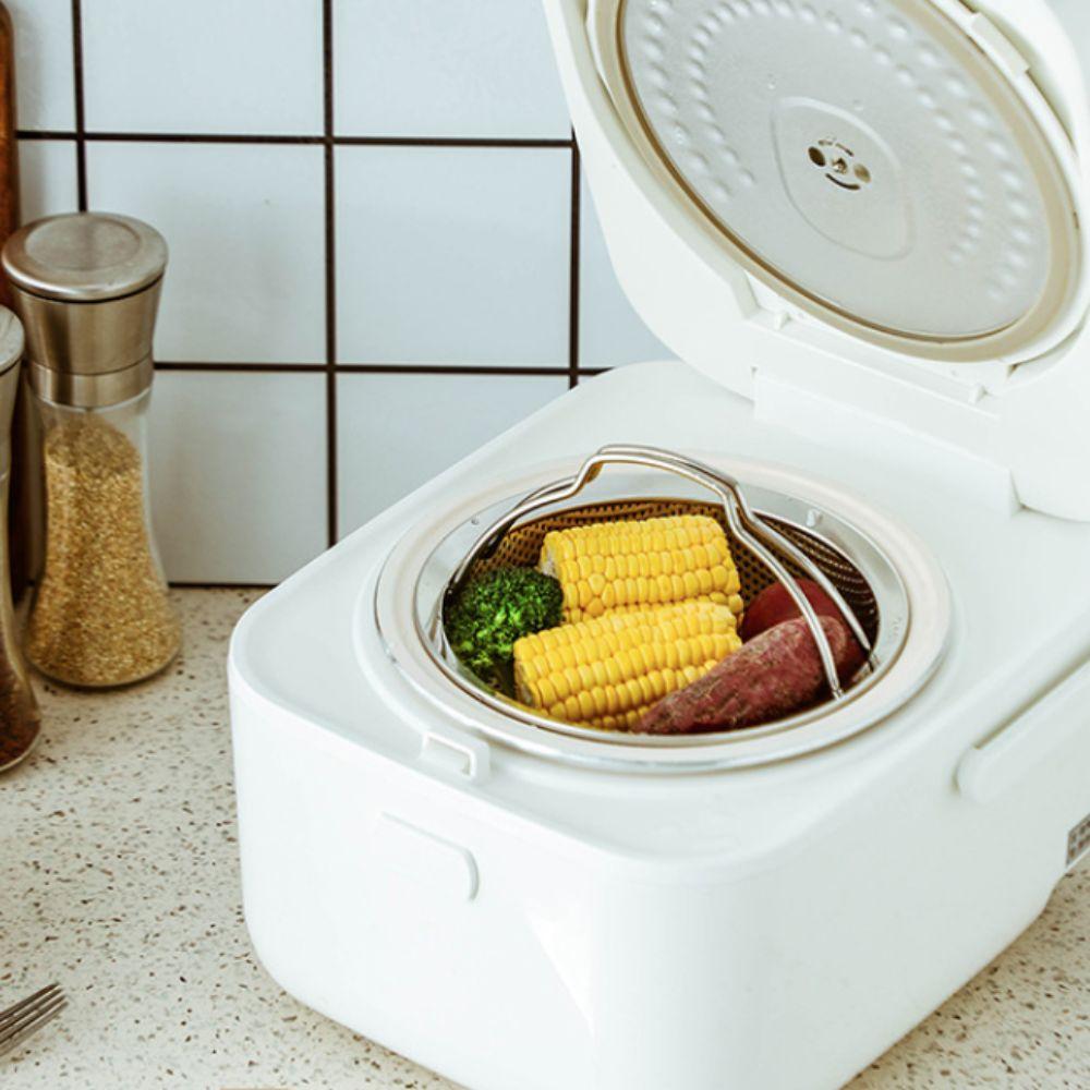 Stainless Steel Rice Cooker Steam Basket Rustproof Drain Basket Steaming Rack  Deep Fryer