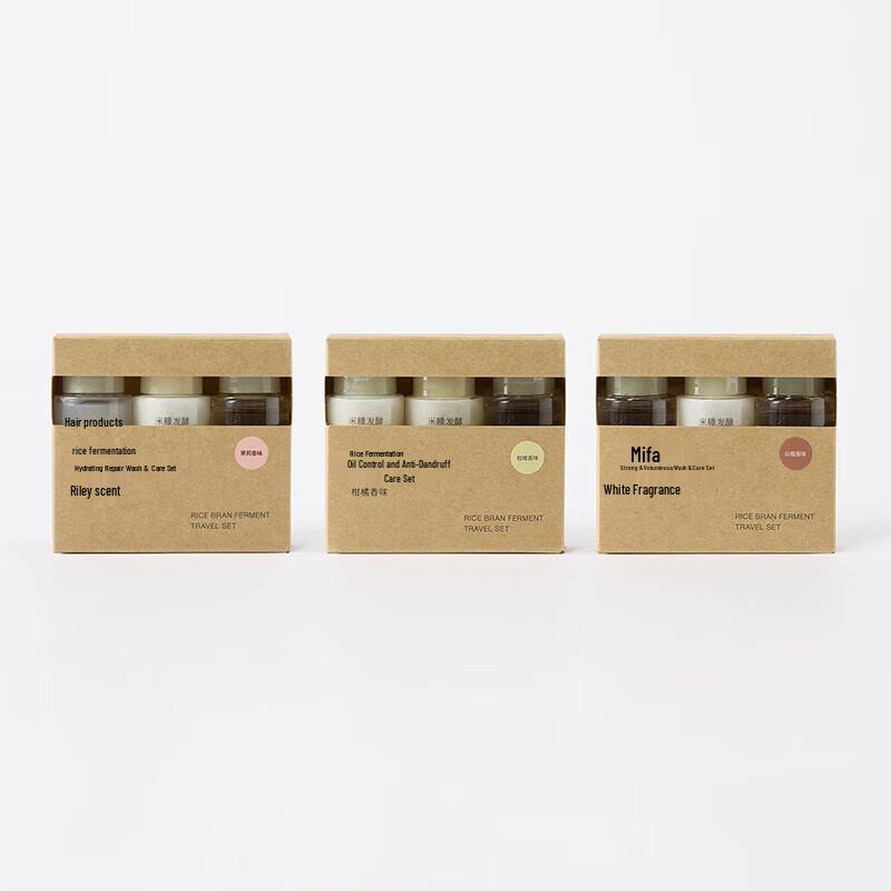 MUJI Ферментированная коллекция ухода за волосами с рисовыми отрубями