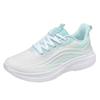 Factory Women's Shoes Spring and Summer New Comfortable and Breathable Running Shoes Women's Thick-soled Lightweight Rebound Fly-woven Sports Shoes