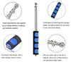 Телескопический флагшток из нержавеющей стали, уличный флагшток, указатель для учителя, баннер для гида, новый, 1,2 м, 2 м