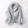 VREOVOR High-end Korean Version Double-layer Mohair Wool Silk Scarf Mulberry with Cheongsam Shawl Summer Outside Fashion Trend