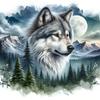 5D Diamond Painting Animal Wolf Head Full Round/Square Diamond Modern Home Decoration Wall Decoration Painting