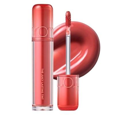 Juicy Lasting Tint 05 Jujube — Глянцевый стойкий MLBB кирпично-розовый тинт для губ