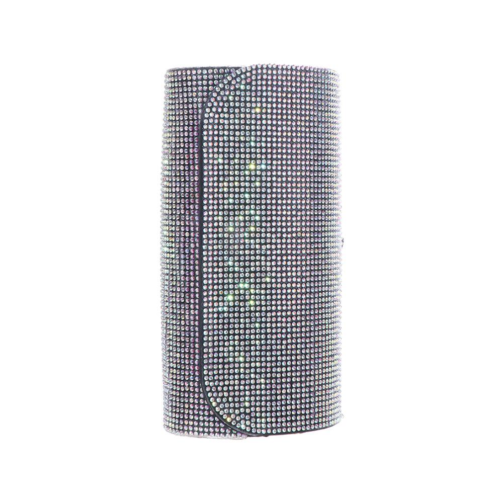 Bling Car Eyeglasses Holder Luxury Sunglasses Storage Box Sun Visor Glasses Case  Auto interior