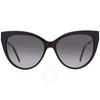 Saint Laurent Smoke Gradient Cat Eye Ladies Sunglasses Sl M48sa 002 56
