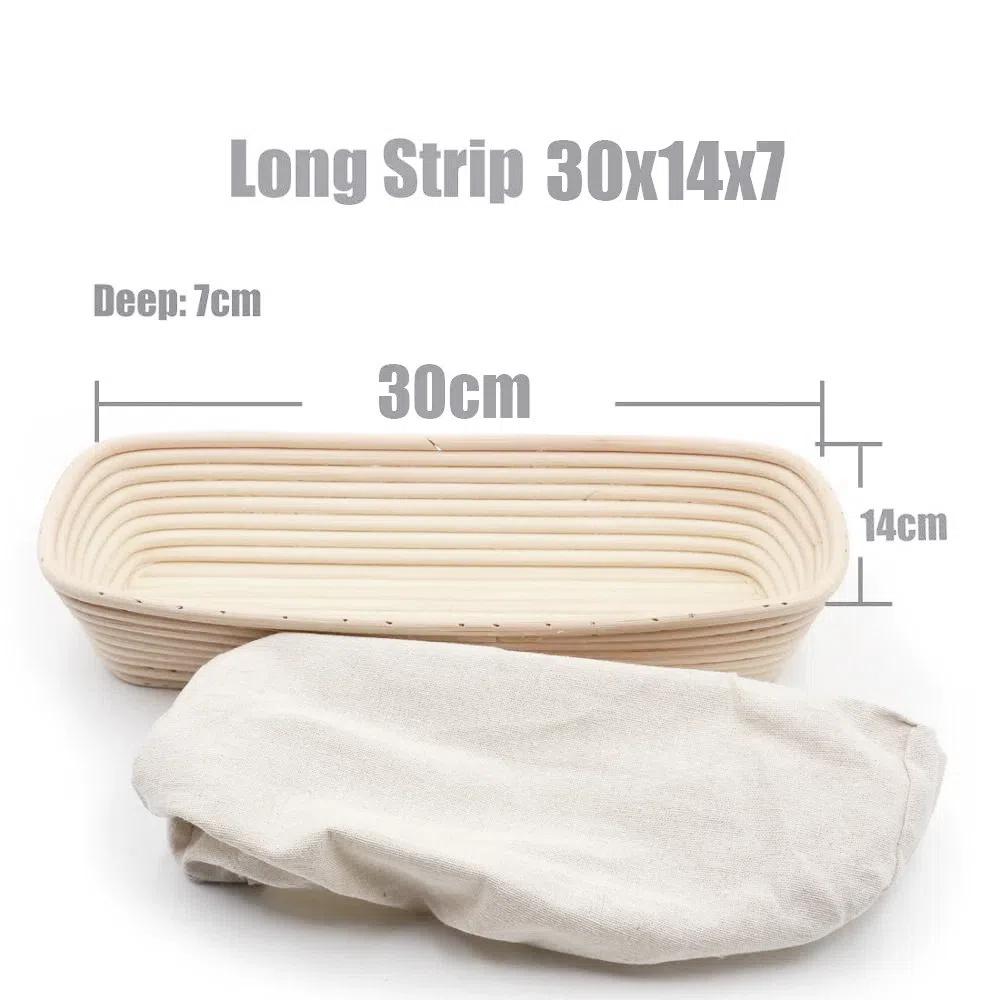Товары для выпечки Массовая расстойка Banneton Brotform Liner Корзины Плетеная ротанговая корзина Подъем теста