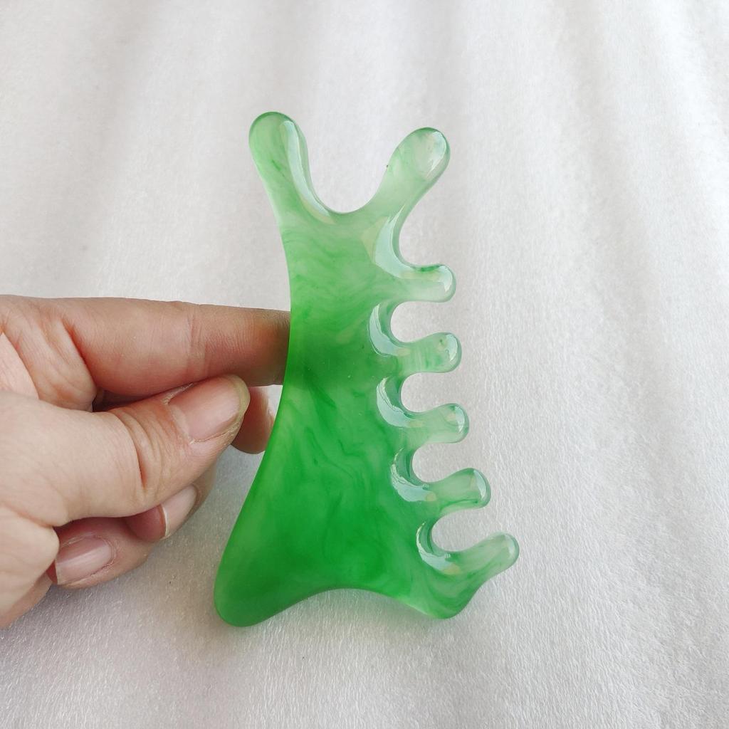 «Скребок для массажа на основе пчелиного воска для шеи, талии и лица»