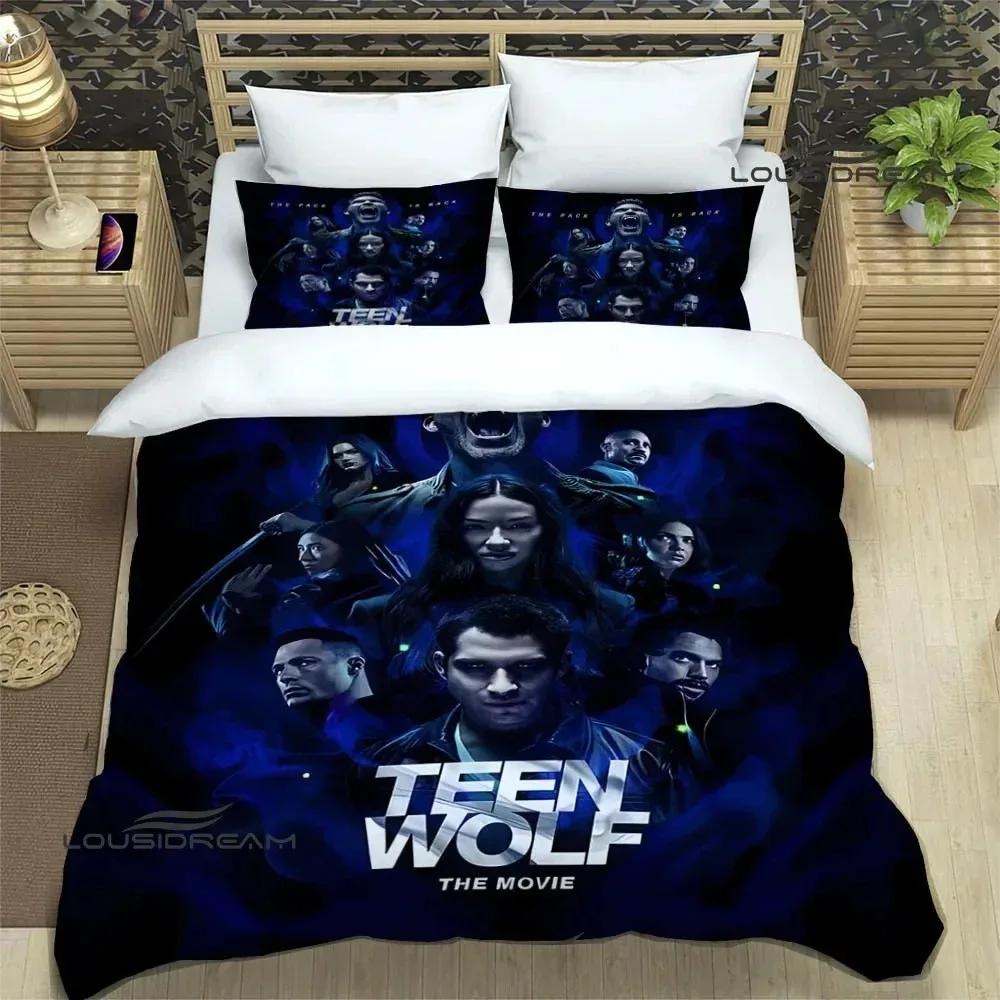 Teen Wolf Printed Bedding Sets exquisite bed supplies set duvet cover bed comforter set bedding set luxury birthday gift