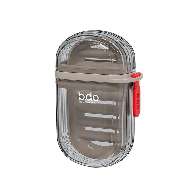 Portable Soap Dish Sealed Storage Box Waterproof Travel Home Bathroom Soap Box