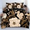 Quilt Cover Three-Piece Set 3D Digital Printing Polished Quilt Cover Bed Sheet Three-Piece Set Custom