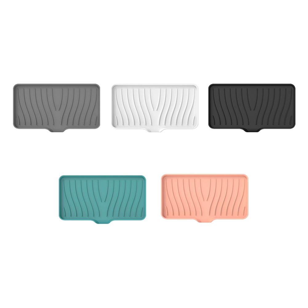 Silicone Soaps Holder Free Punching Soap Storage Rack No Ponding Drainage Diversion Type for Bathroom Toilet Kitchen