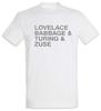 Футболка Lovelace & Babbage & Turing & Zuse Захватывающие приключения веселья