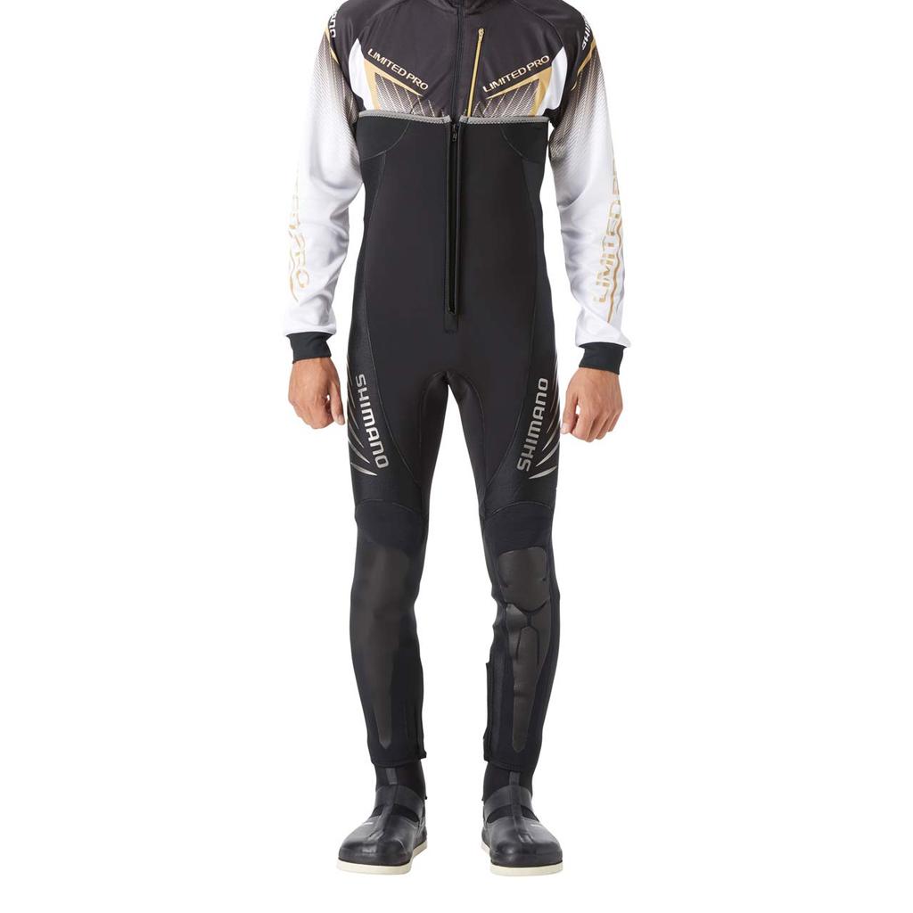 SHIMANO Fishing Tights Black Pearl Fit Ayu Tights Black LLB Ayu River Stream Freshwater 2.5mm FI-021U