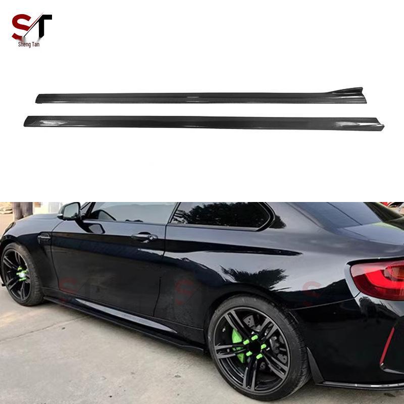 BMW M2 F87 Карбон 3D Боковой Порог Кромка Комплект Кузова