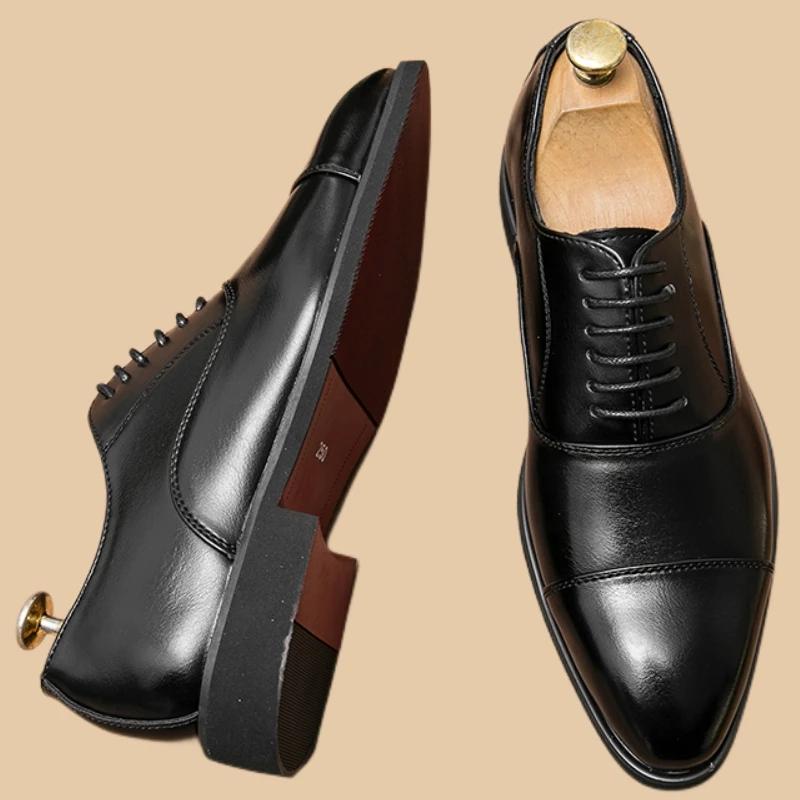 Оксфорды мужские туфли с красной подошвой модные деловые повседневные вечерние банкетные повседневные ретро резные туфли-броги на шнуровке