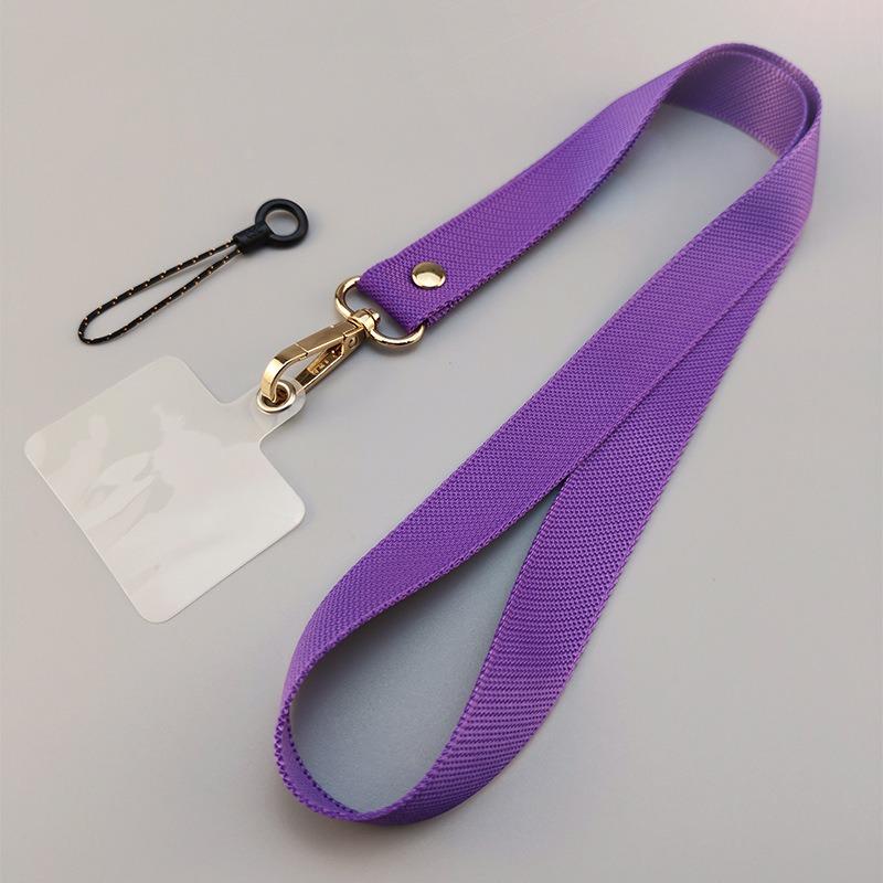 Long Solid Color Durable Mobile Phone Straps Lanyard Broadband Chain Sling Pendant Neck Rope Simplicity Anti-Lost Rope Pendant