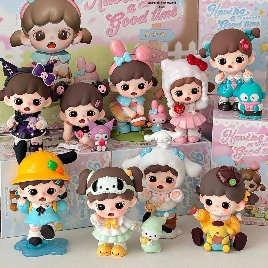 Zoraa x Sanrio Roaming Times Слепой бокс Кукла-машинка Украшение