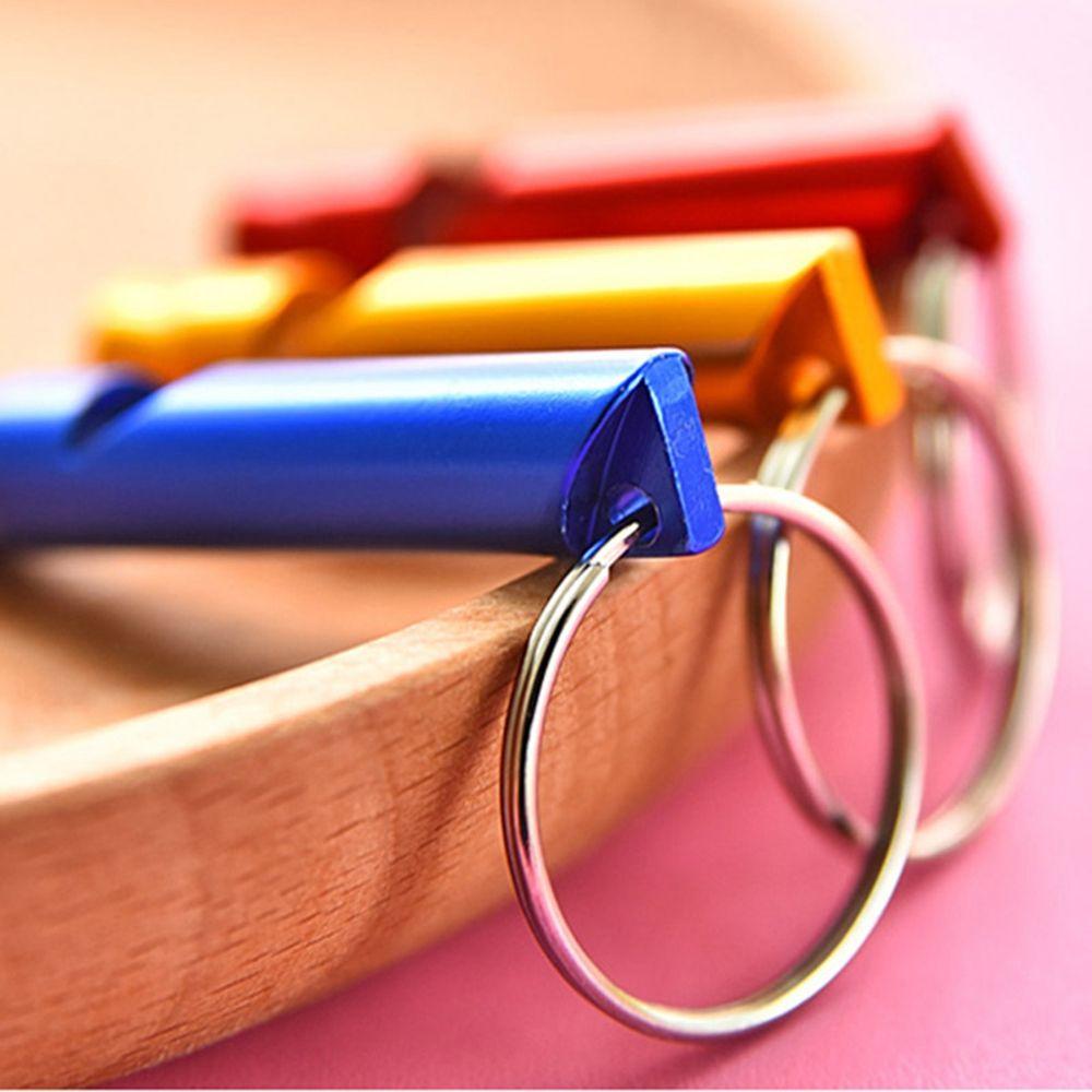 with Keyring Camping Hiking Training Accessories Emergency Whistles Survival Whistle EDC Tools
