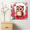 Новое поступление 5D DIY Полная круглая алмазная живопись «Расписная сова» Вышивка крестом Домашний декор Подарок