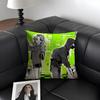 MMitsuAya Hot Cushion Cover Natural Linen Organic Fabric DoubleSided Printing Sofa Home Decor Gift Pillow Case