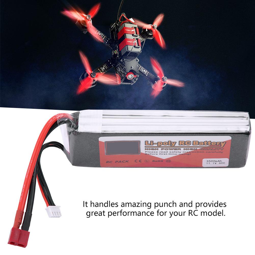 ZOP POWER 3S 11.1V 3500mAh 60C LiPo аккумулятор с T-образным разъемом (3500 мАч 60C)