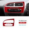 Настоящая мягкая наклейка из углеродного волокна для Seat Leon 2005 2006 2007 2008 2009 2010 2011 2012 LHD RHD Автомобильные аксессуары для панели приборов и панели кондиционера