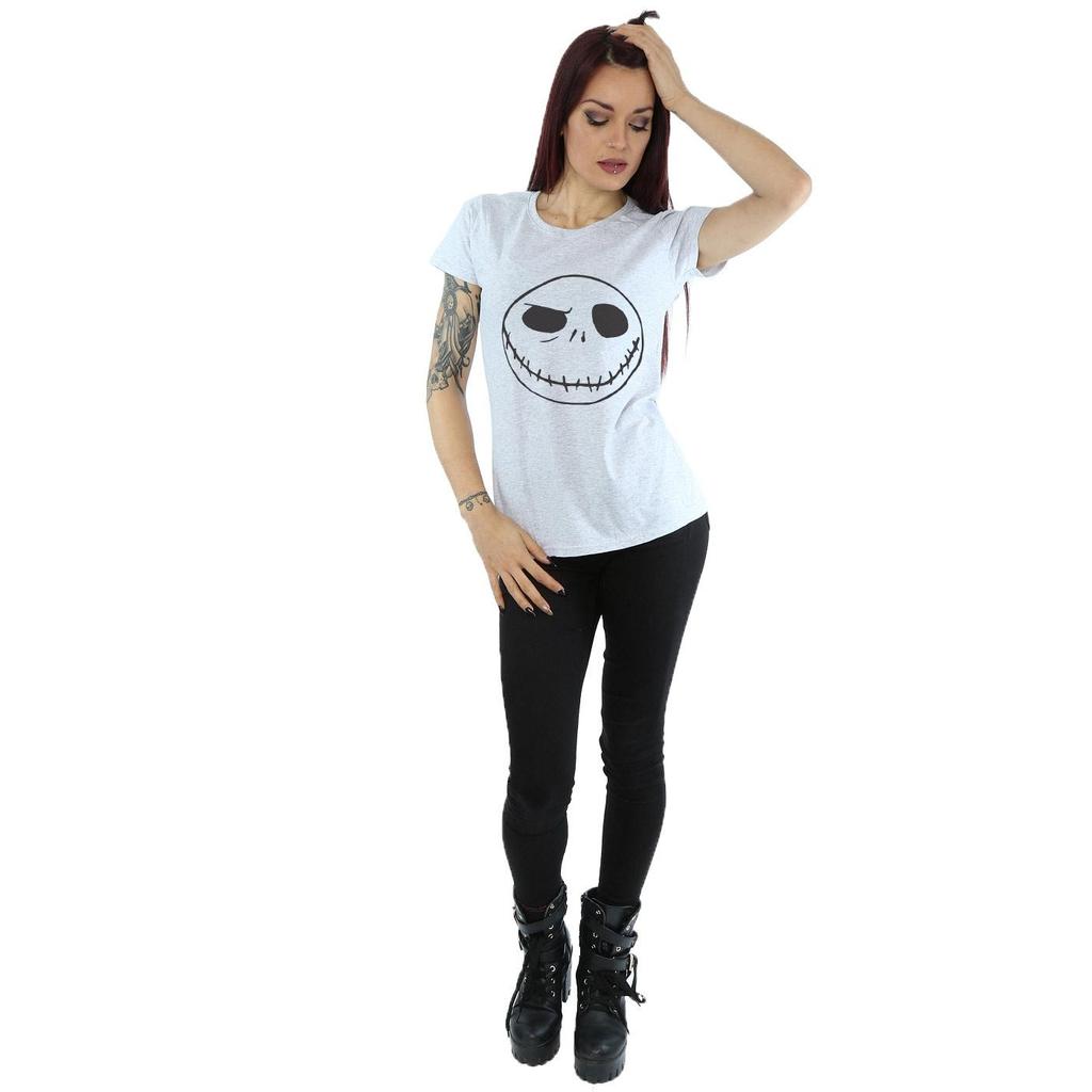Disney Womens/Ladies Nightmare Before Christmas Jack´s Big Face Cotton T-Shirt