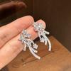 Серьги из циркона высокого класса в стиле легкой роскоши, темпераментные нишевые серьги-гвоздики со звездами, модные изысканные персонализированные серьги для женщин