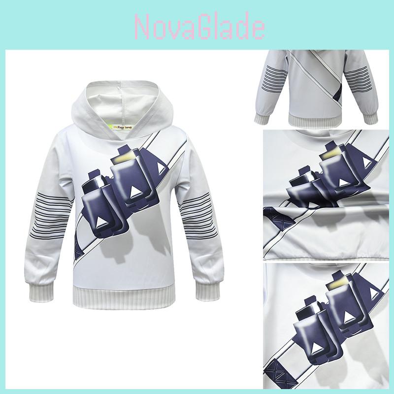 Костюм диджея Маршмеллоу для детей Мягкий и удобный худи, штаны, маска