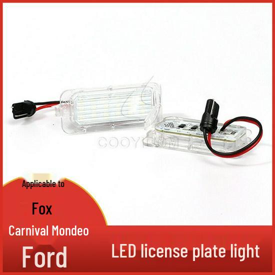 Светодиодный фонарь подсветки номерного знака для Ford Focus, Fiesta, Mondeo MK4, Kuga, Galaxy, Max MK2
