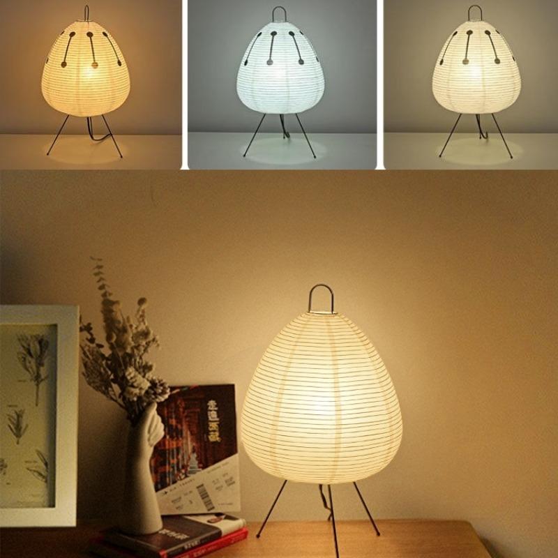 Japanese Rice Paper Lantern Led Table Lamp Living Room Bedroom Bedside Study Hotel Homestay Art Creative Decor Tripod Floor Lamp