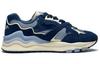 Li Ning 001 Горы и Моря Нескользящие Износостойкие Низкие Повседневные Туфли Мужские Сине-Серые AZGT007-3