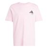 Adidas Lounge Verbiage Sportswear Friends Of Sport Graphic Soft Comfortable Round Neck Short Sleeve T-Shirt Men T-Shirt Pure-Pink JJ3985