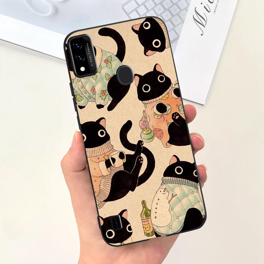 Чехол для телефона ZTE Blade A51 A71 2020 Задняя крышка ZTE Blade A7020 A7s Стильный узор Мягкий силикон ТПУ Чехол-бампер Panda