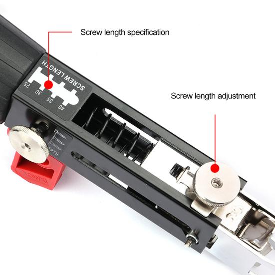 1 Set Automatic Nail Adapter Adjustable Automatic Screw Chain Nail Adapter Electric Drill Chain Set for Carpentry