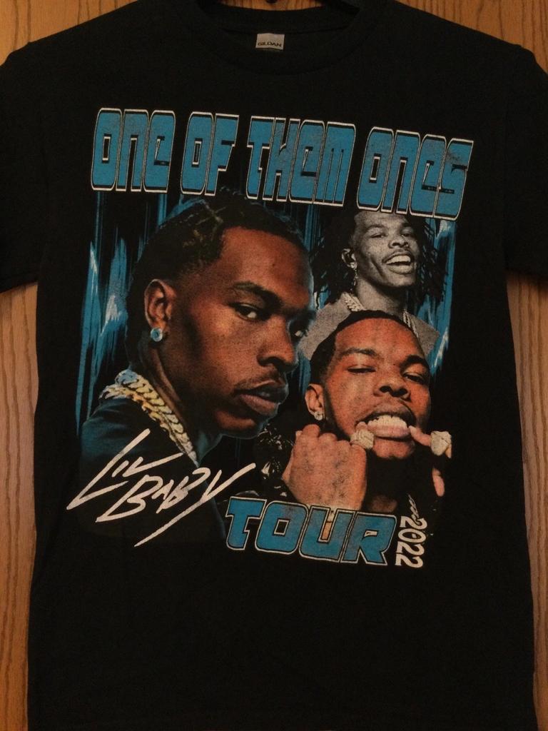 Lil’ Baby - Tour 2022 - “One Of Them Ones” - Black Shirt - 2 Sided - S