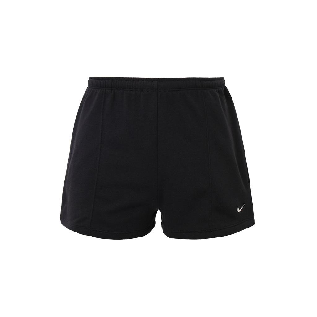 Nike High Waist Slim Fit Solid Color Sports Shorts Women Shorts Black FN2456-010