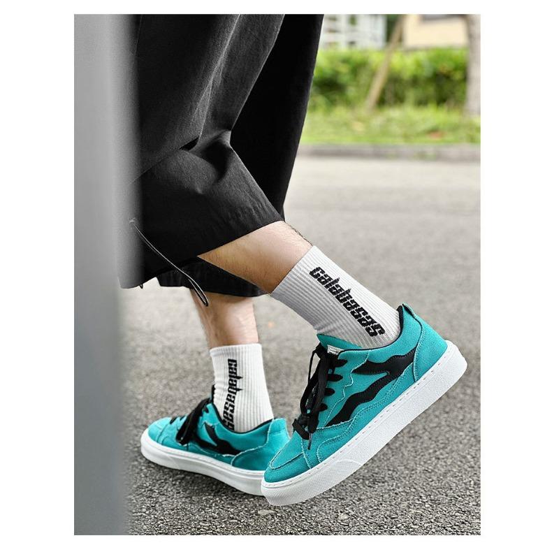 Men Low Top Breathable Soft Thick Bottom Trendy Versatile Sports Casual Sneakers