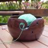 Wooden Yarn Bowl Handmade Logs Made of Textile Yarn Wooden Bowl Environmentally Friendly Round Wooden Bowl Storage DIY