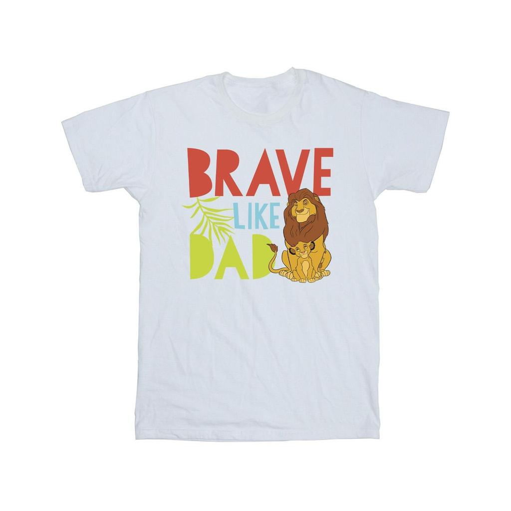 Disney Mens The Lion King Brave Like Dad T-Shirt