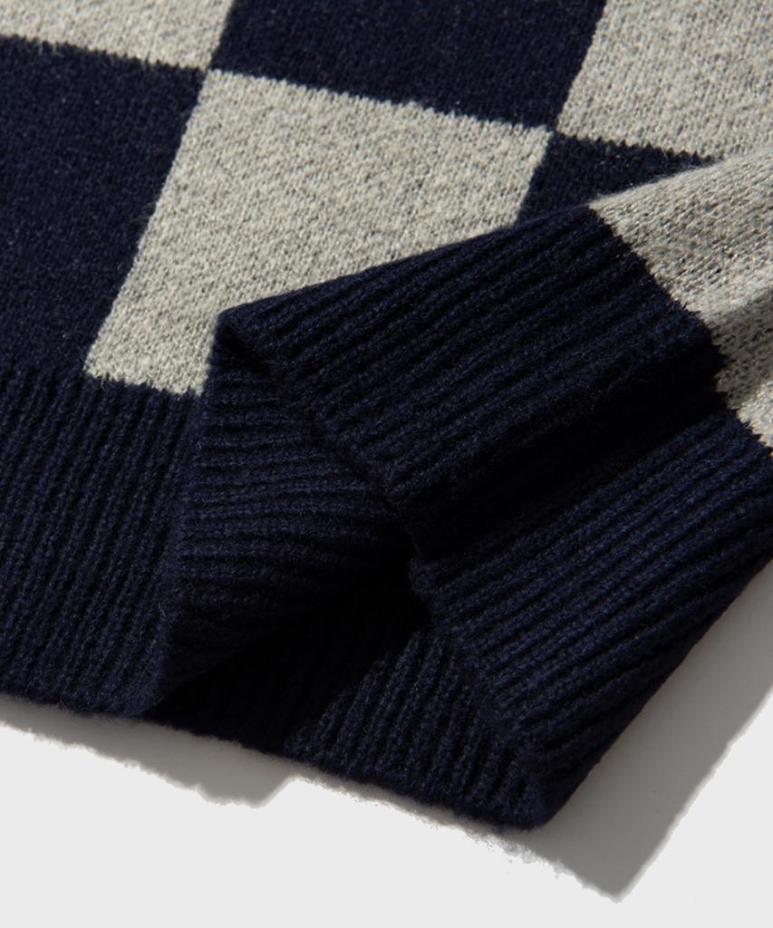 UNLC Check Block Oversized Knit (2 Colors)