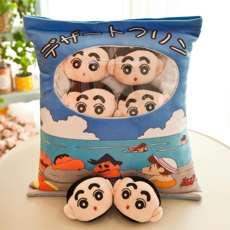 Bag Of Cheesy Puffs Pudding Cute Lot Toy Stuffed Soft Snack Plush Squishmallows Unicorn Plushie Toys Kids Women Gift Cute Animal Soft Plush