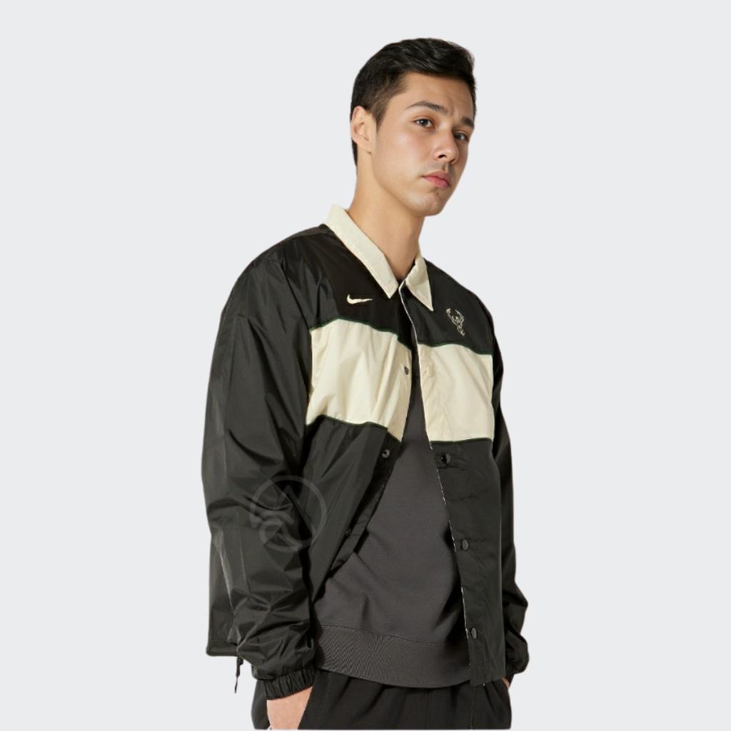 Nike Мужская куртка с воротником с цветными блоками и логотипом НБА, черная DR2339-010