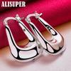 925 Sterling Silver Smooth U Hoop Earring Jewelry